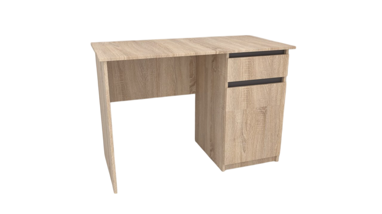 Стіл комп'ютерний ПРОЕКТ МЕБЛІ 1100*550*750 СК-02-04 дуб сонома